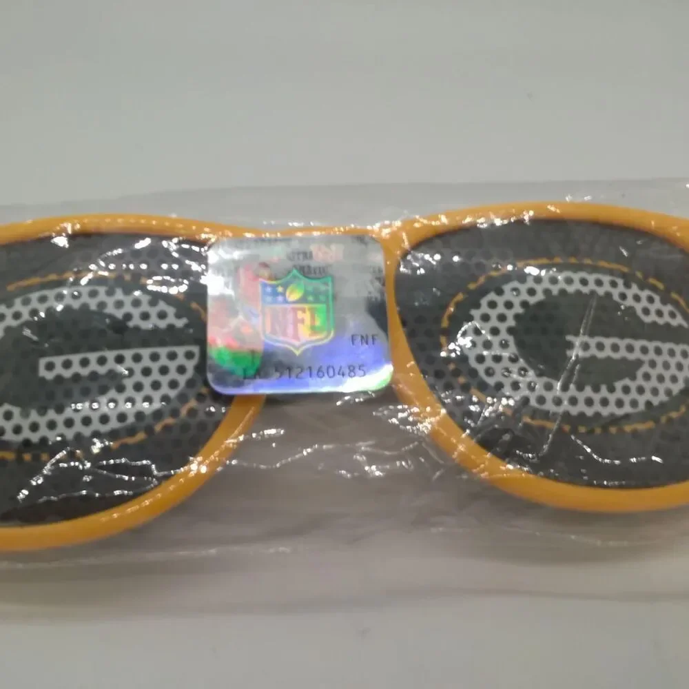 Nfl Men's Black and Orange Sunglasses
